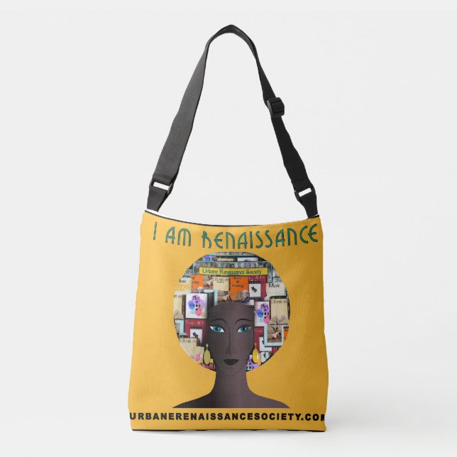 Bolsa de cuerpo cruzado de la Sociedad del Renacim (Anverso)