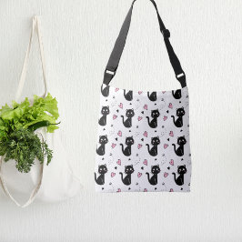 Bolsa de cuerpo cruzado de la valentina del corazó