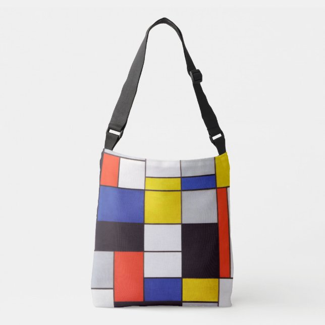 Bolsa de cuerpo cruzado de Mondrian Piet Vintage (Anverso)