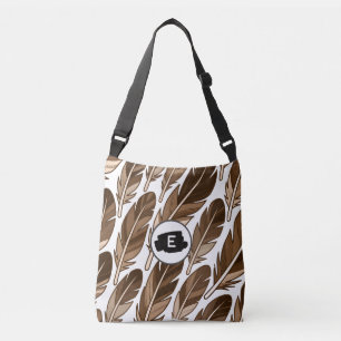 Bolsa de cuerpo cruzado de monograma del personali