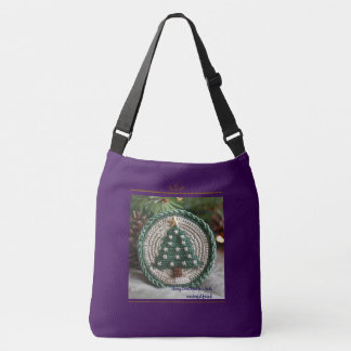 Bolsa de cuerpo cruzado de Navidades de diseño