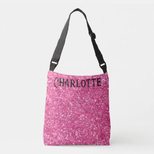 Bolsa de cuerpo cruzado de patrón de purpurina bri