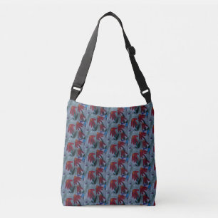 Bolsa de cuerpo cruzado de Red Daisies