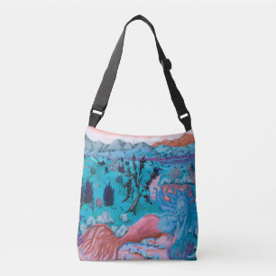 Bolsa de cuerpo cruzado de simetría del desierto