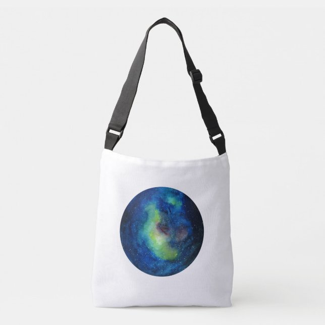 Bolsa de cuerpo cruzado de todo sobre la impresión (Anverso)