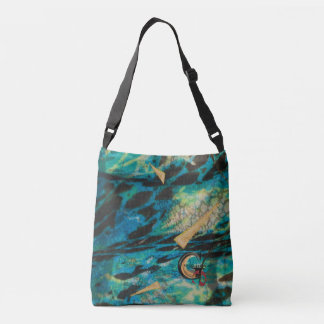 Bolsa de cuerpo cruzado de turquesa