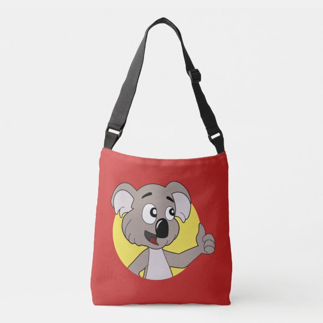 Bolsa de cuerpo cruzado del personalizado de Koala (Anverso)