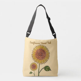Bolsa de cuerpo cruzado del soporte de girasoles a