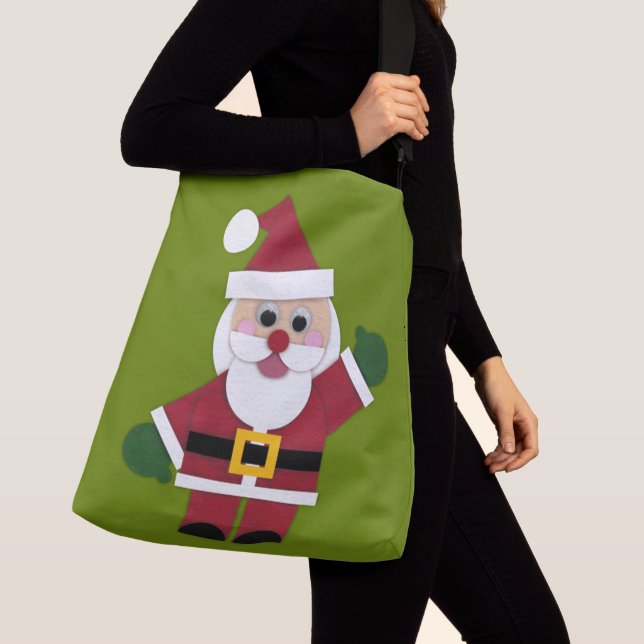 Bolsa de cuerpo cruzado Felt Santa 2021 (Detalle)