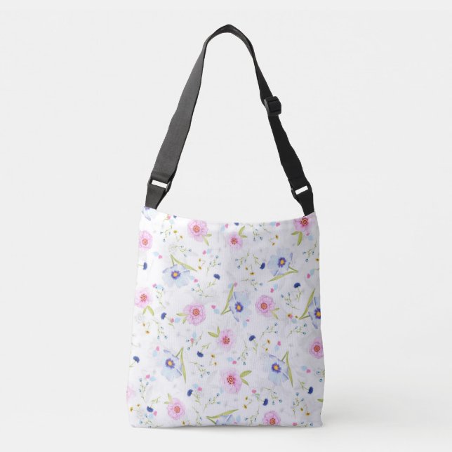 Bolsa de cuerpo cruzado floral (Anverso)