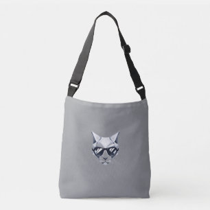 Bolsa de cuerpo cruzado geométrico Guay Cat