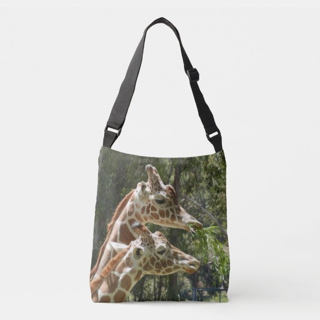 Bolsa de cuerpo cruzado Giraffe de dos caras (Anverso)