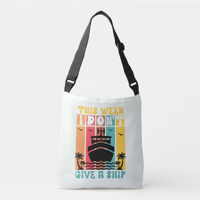 Bolsa de cuerpo cruzado náutica para los amantes d (Anverso)