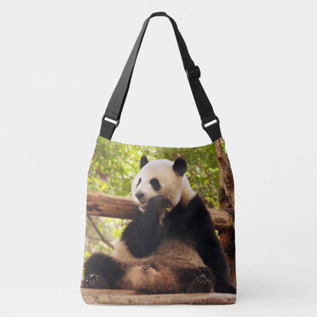 Bolsa de cuerpo cruzado Panda todo en impresión (Anverso)