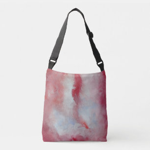 Bolsa de cuerpo cruzado rosa de impresión completa