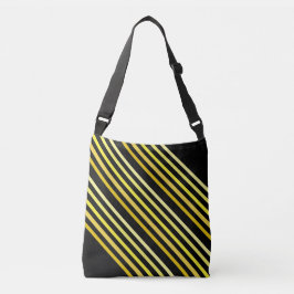 Bolsa de cuerpo cruzado - Tonos de franjas diagona