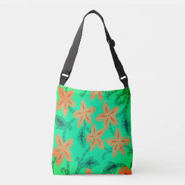 Bolsa de cuerpo de cuerpo floral de la jungla