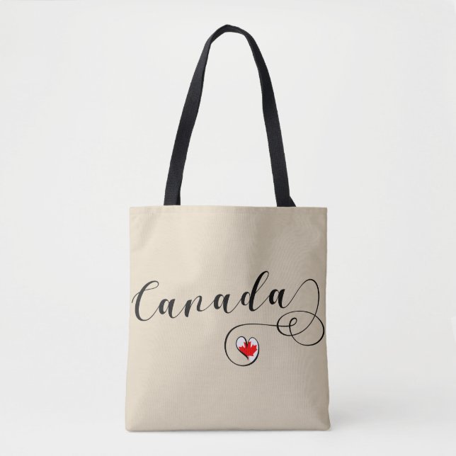 Bolsa de cultivo Heart Canada, Bandera Canadiense (Anverso)