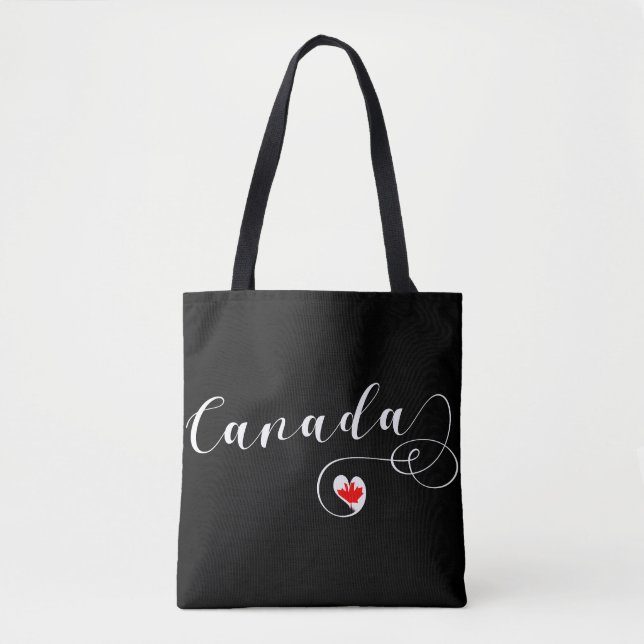 Bolsa de cultivo Heart Canada, Bandera Canadiense (Anverso)