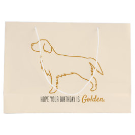 Bolsa de cumpleaños de Golden Retriever