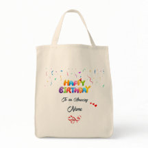 Bolsa de cumpleaños de la personalizado - regalo ú