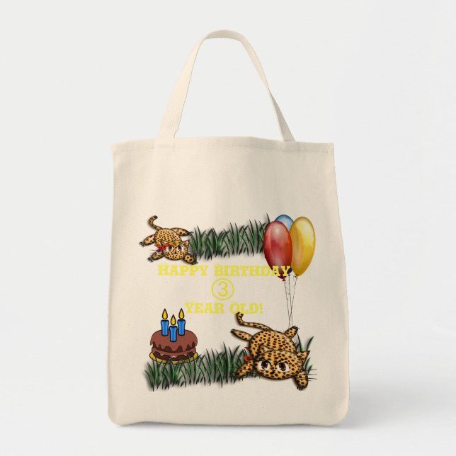 Bolsa de cumpleaños de safari de leopardo ultra li (Frente)