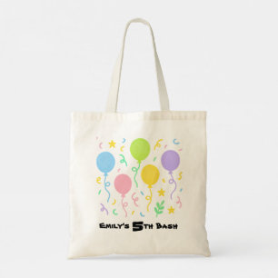 Bolsa de Cumpleaños Editable con Estilo de Crayón 