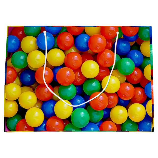 Bolsa de cumpleaños temática de Ball Pit (Anverso)