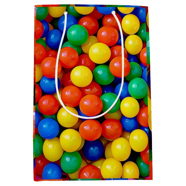 Bolsa de cumpleaños temática de Ball Pit (Anverso)