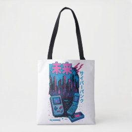 Bolsa de Cyberpunk Neon Tote de los años 90