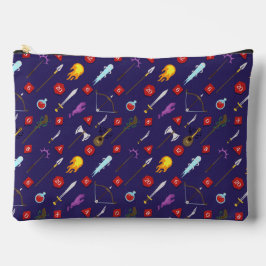 Bolsa de dados del patrón de DnD RPG lúdico