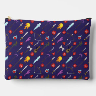 Bolsa de dados del patrón de DnD RPG lúdico