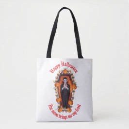 Bolsa de 🧛 de la tota blanca de Halloween  ♂️