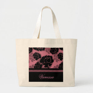 Bolsa De Decadencia Floral Grungy, Rosa
