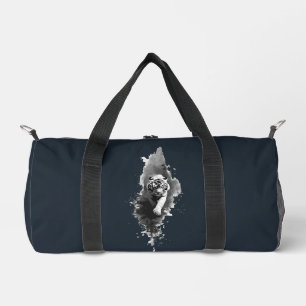 Bolsa de deporte de arte oscuro con tinta de tigre