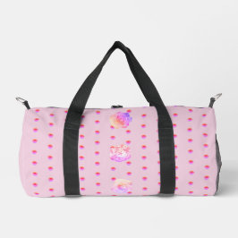 Bolsa de deporte de flores rosa Tomboy
