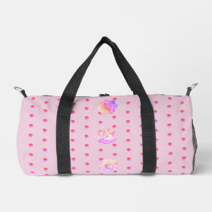 Bolsa de deporte de flores rosa Tomboy