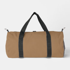 Bolsa de deporte pequeña marrón claro simple con e