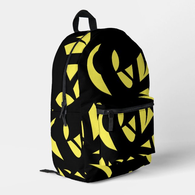 Bolsa de dibujo amarillo/negro de arte contemporán (Esquina izquierda trasera)