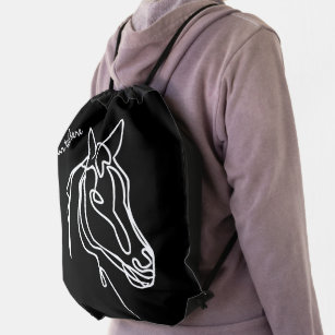 Bolsa de dibujo de caballo personalizada