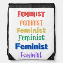 bolsa de dibujo de orgullo feminista