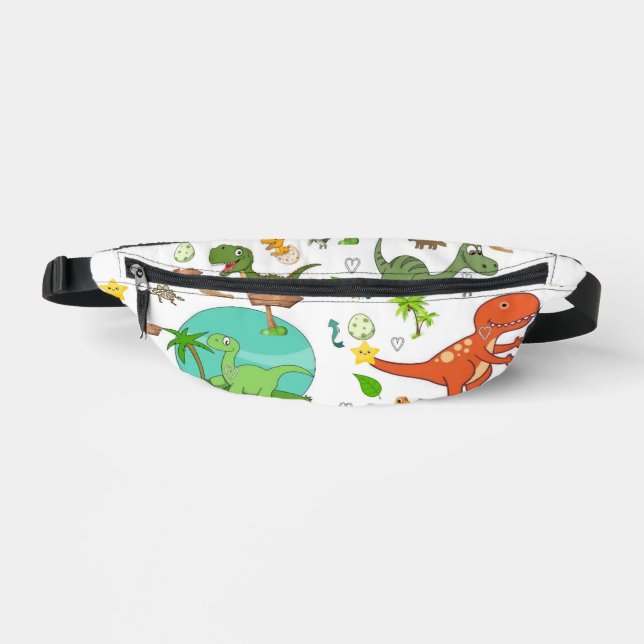 Bolsa de dinosaurios de fauna y flora para imprimi (Anverso)