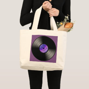 Bolsa de discos de vinilo LP Tote para el amante d