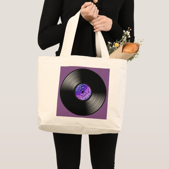 Bolsa de discos de vinilo LP Tote para el amante d (Anverso (producto))