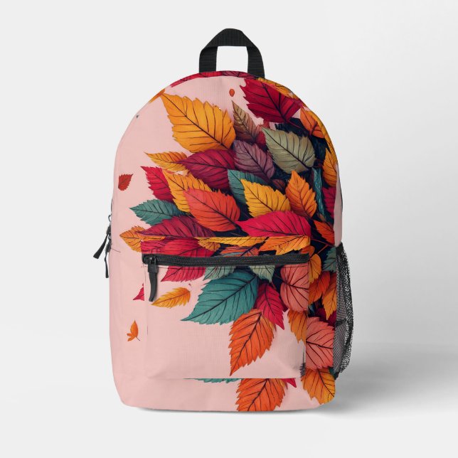 Bolsa de diseño de hojas de otoño (Anverso)