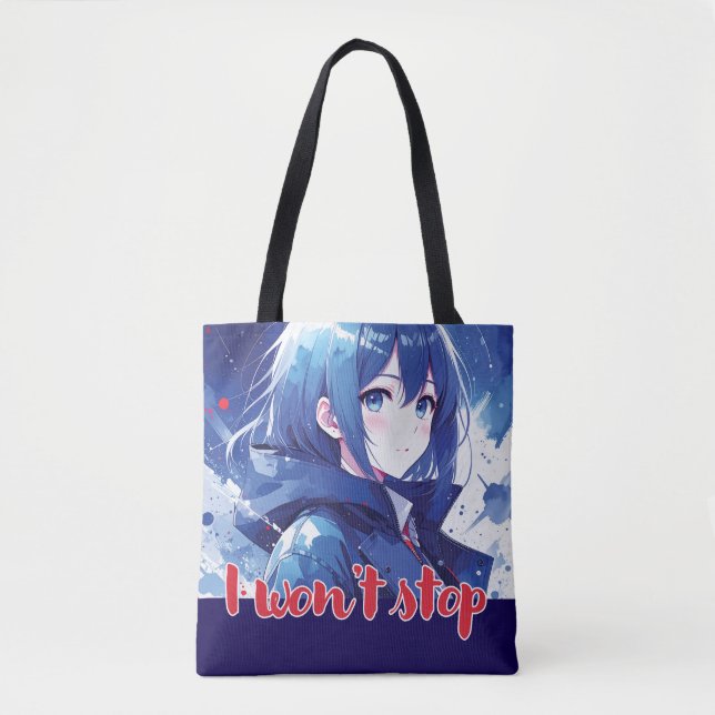 Bolsa de diseño de inspiración animada con Nota ex (Anverso)