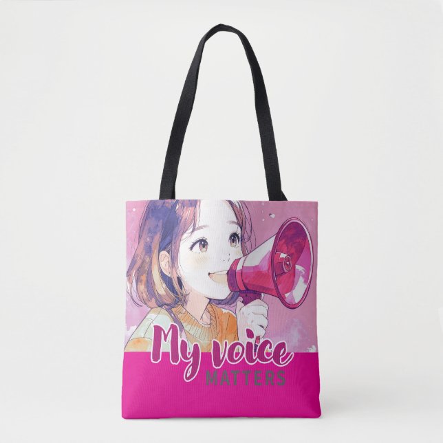 Bolsa de diseño de inspiración animada con Nota ex (Anverso)