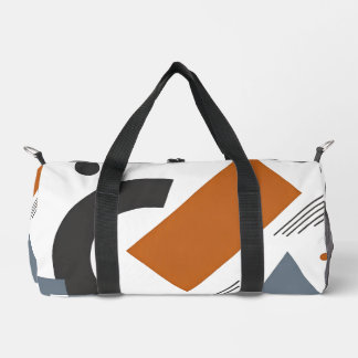 Bolsa de diseño geométrico imprimir cortar coser