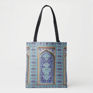 Bolsa de diseño mural de barro persa