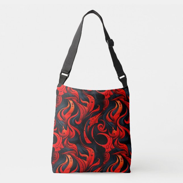 Bolsa de diseño rojo y negro (Anverso)